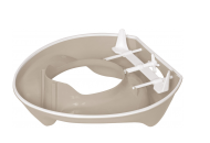 Toiletverkleiner de luxe Taupe