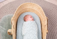 Hoeslaken wieg 40x80 cm Paper planes