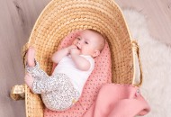 Hoeslaken wieg 40x80 cm Swan