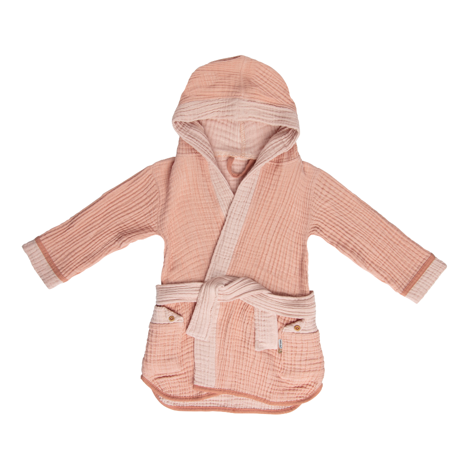 Afb: Badjas - Badjas Pure Cotton Pink