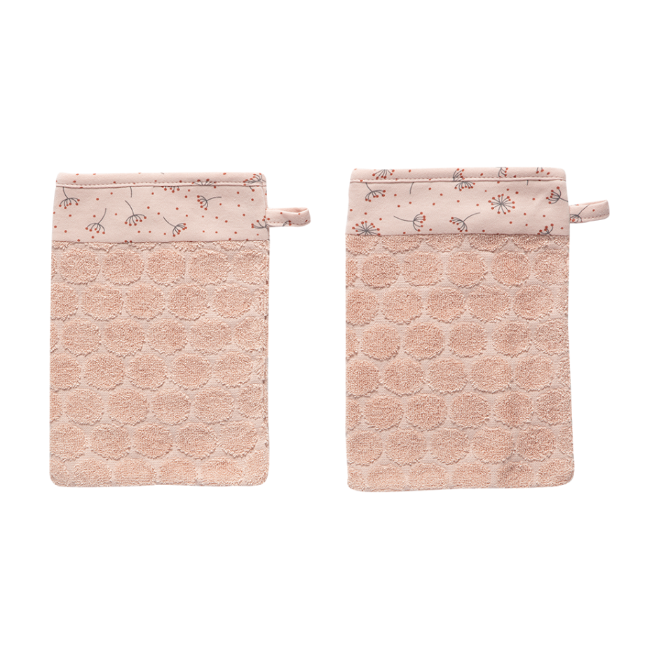 Afb: Washand Fabulous (set van 2 stuks) - Washand Fabulous Wish Pink (set van 2 stuks)