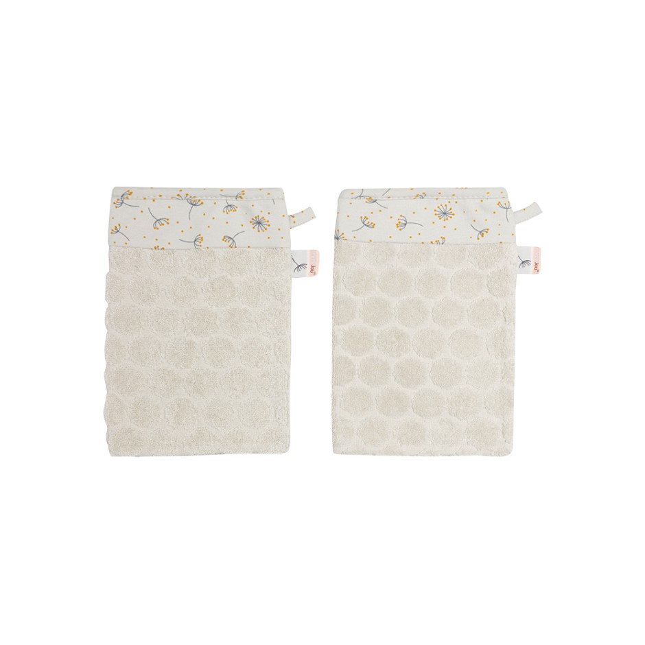 Afb: Washand Fabulous (set van 2 stuks) - Washand Fabulous Wish Grey (set van 2 stuks)