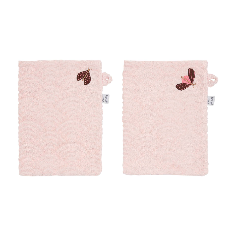 Afb: Washand (set van 2 stuks) - Washand (set van 2 stuks) Sweet Butterfly