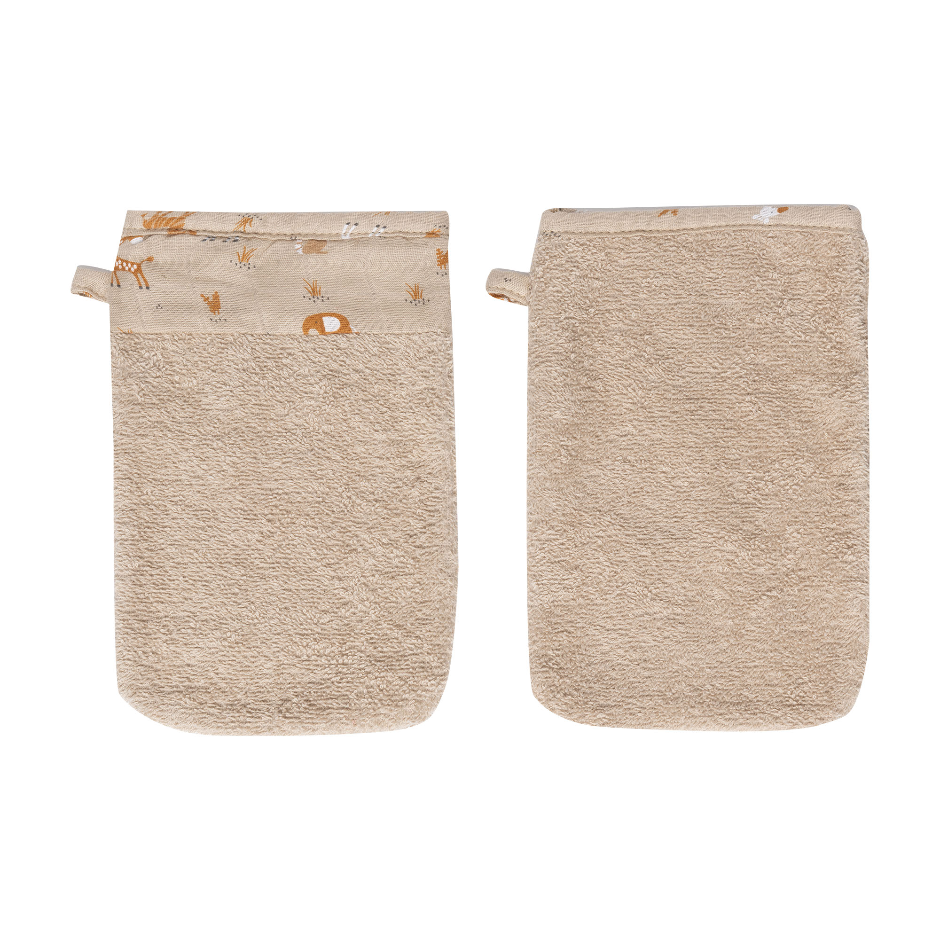 Afb: Washand (set van 2 stuks) - Washand (set van 2 stuks) Steppe