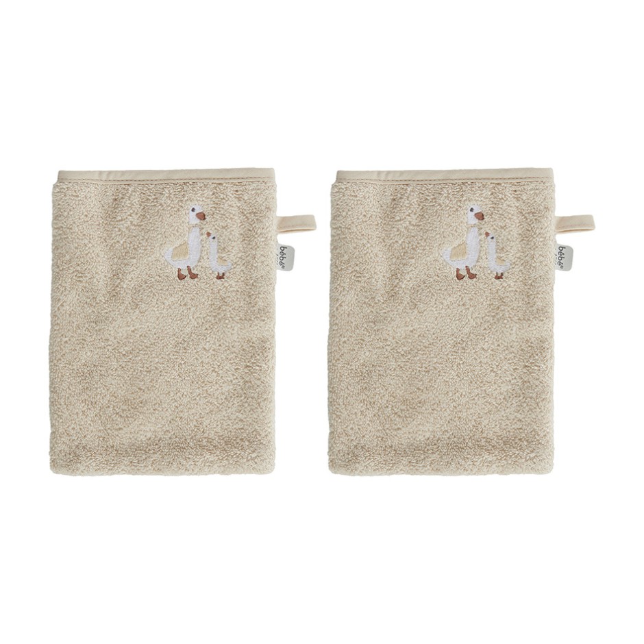 Afb: Washand (set van 2 stuks) - Washand 2 stuks Dear Goose