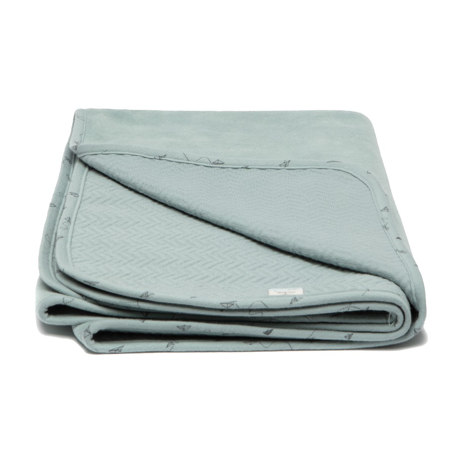 Afb: Ledikantdeken 100x150 cm - Ledikantdeken 100x150 cm Paper Planes