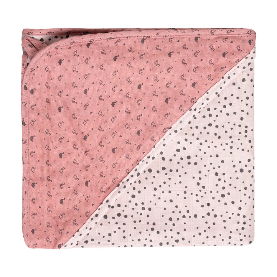 Afb: Hydrofiel badcape - Hydrofiel badcape Fabulous Swan