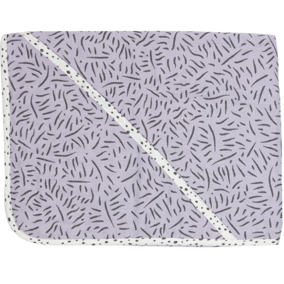 Afb: Hydrofiel badcape - Hydrofiel badcape Fabulous Zebra