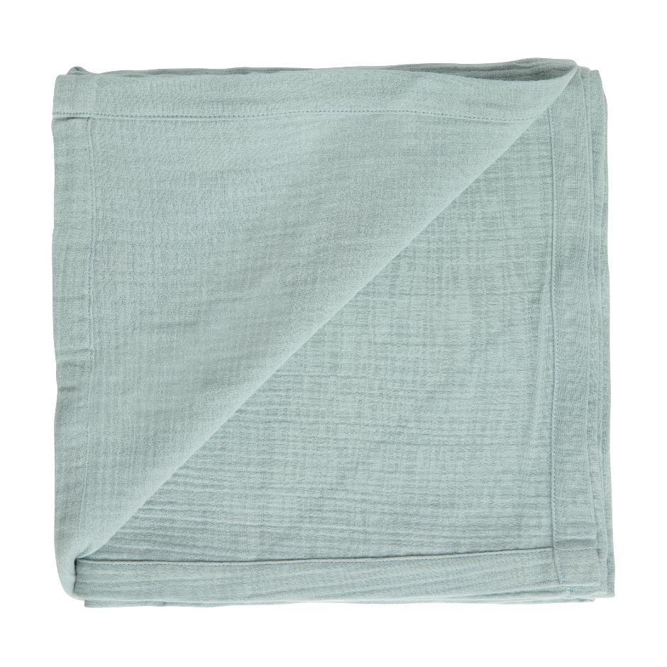 Afb: Hydrofiel doek 110x110 cm - Hydrofiel doek 110x110 cm Pure Cotton Green