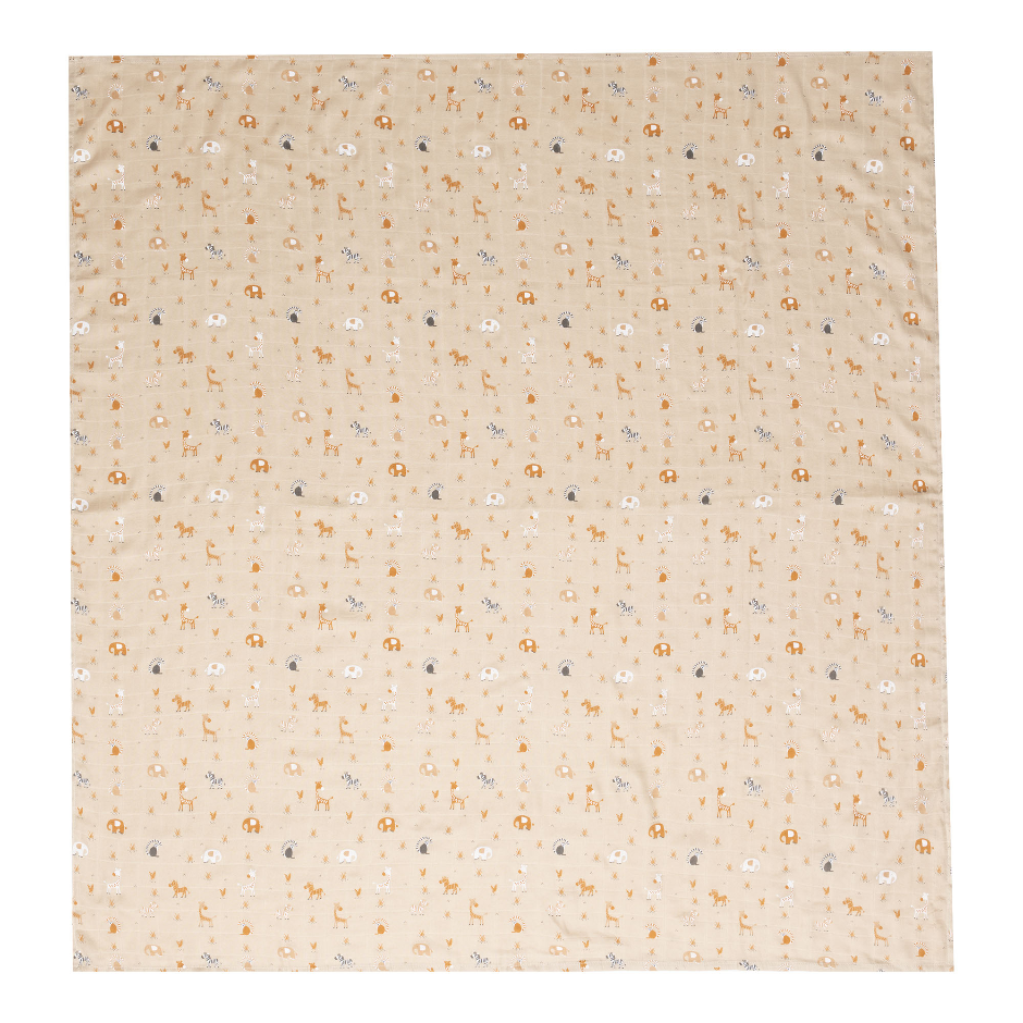 Afb: Hydrofiel doek 110x110 cm - Hydrofiel doek 110x110 cm Steppe